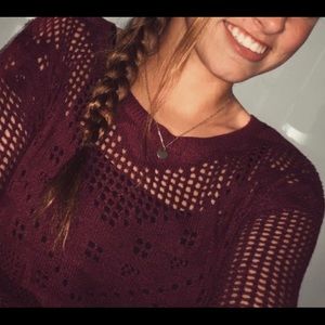 Maroon sweater